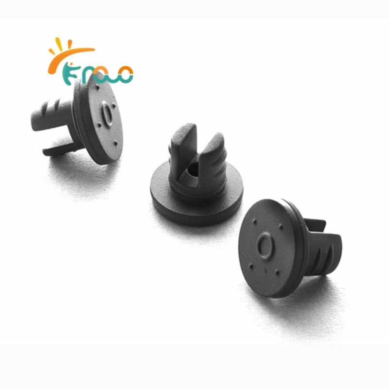 Rubber stoppers with different sizes